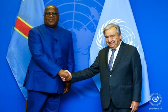 Kinshasa: Entretien entre le Président Tshisekedi et Antonio Guterres