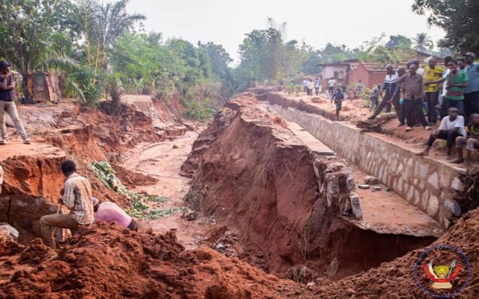 Kasaï-Oriental: Catastrophe environnementale à Mbuji-Mayi suite à un éboulement de terre