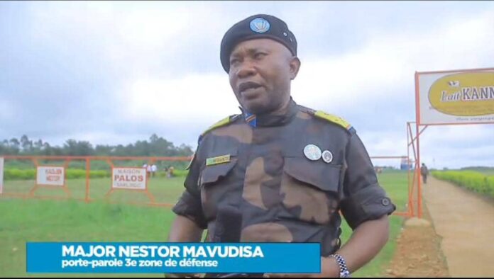 Beni: Le Général Marcel Mbangu Mashita en mission d'inspection des troupes FARDC