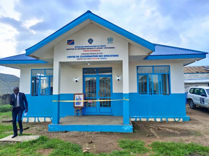 Ituri: Inauguration d'un Centre de coordination pour la Police Nationale Congolaise à Bunia