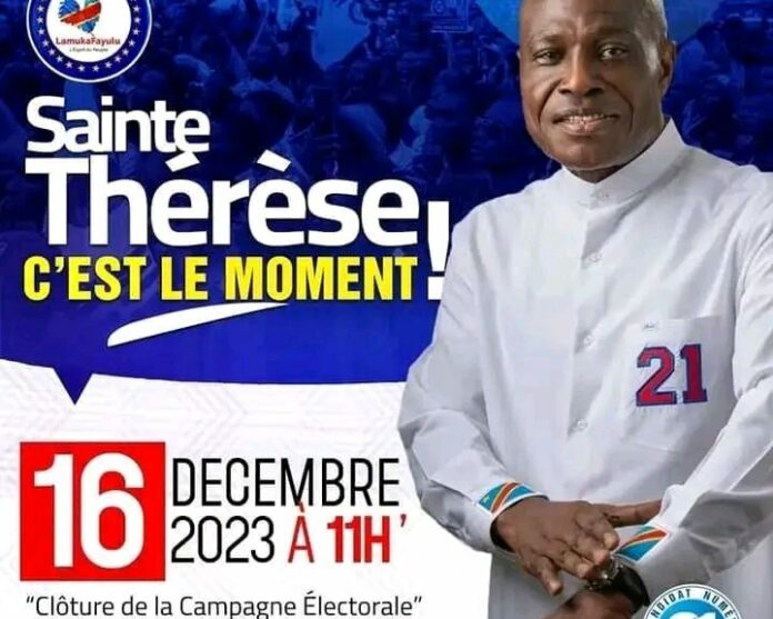 Kinshasa: Clôture de campagne électorale de Martin Fayulu Madidi prévue au Terrain Sainte Thérèse