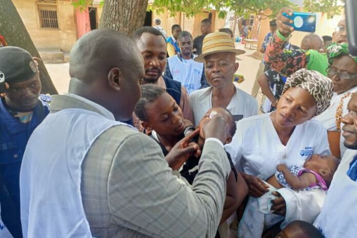 Kasaï : Campagne de vaccination contre la poliomyélite lancée à Tshikapa