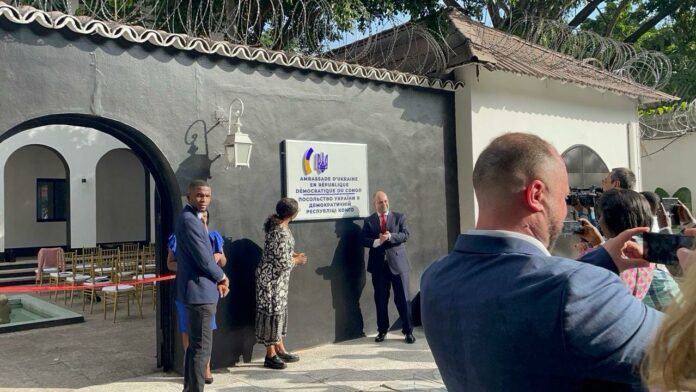 Kinshasa: Inauguration d'une ambassade ukrainienne en RDC, renforçant les liens bilatéraux