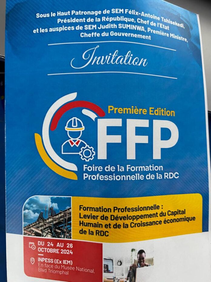 Foire de la Formation Professionnelle à Kinshasa : Une Réforme Éducative En Marche