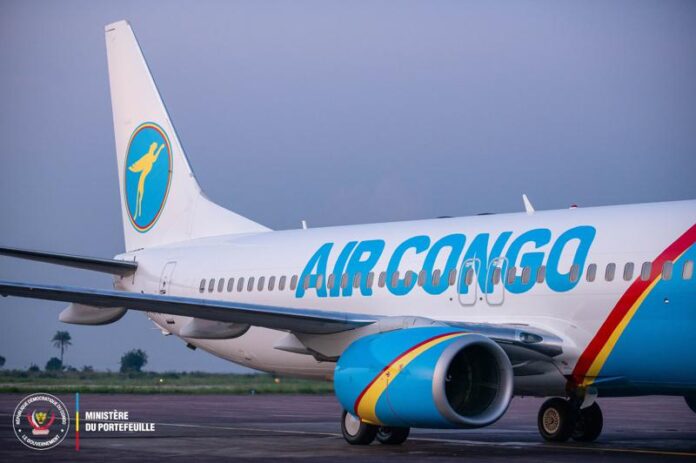 Air Congo prend son envol : un Boeing 737-800 inaugure la renaissance aérienne de la RDC